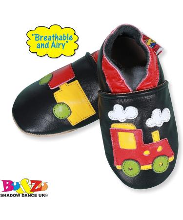 SHADOW DANCE UK Baby Shoes - Soft Sole Toddler Shoes for Boys and Girls | Leather Infant Winter Booties | Chuchutrain Design | Size 19 (12-18 Months) - Buy Online on GoSupps.com