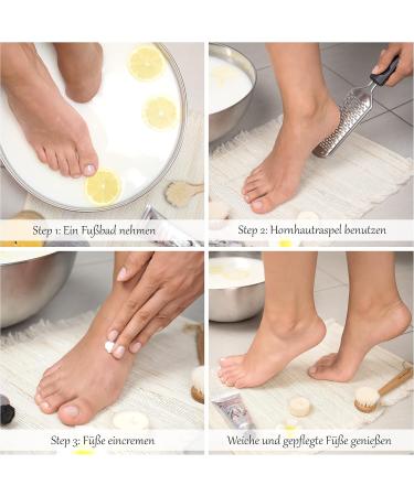 Stainless Steel Horn Skin Remover - Cornhaut Trassel Foot Care Tool - Effective Cornea Removal Device (1 Pack Black) - Buy Online on GoSupps.com