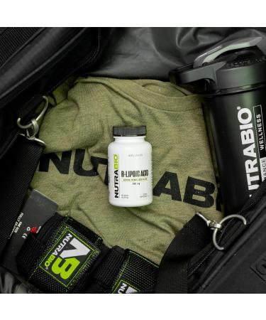 NutraBio R-Lipoic Acid Supplement 200mg Premium R-ALA for Enhanced Absorption & Wellness Support 60 Capsules - Buy Online on GoSupps.com