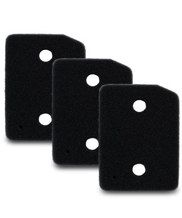 3 Set Filter Suitable for Miele T1 9164761 dryer heat pump dryer fine-grob |207 x 157 x 30mm |Sponge filter filter mat condenser dryer lint filter foam foam filter sponge 3-Set