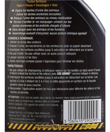 CSI Urine Cleaning Spray for Dogs - Effective Stain & Odor Removal | Fast International Shipping - Buy Online on GoSupps.com