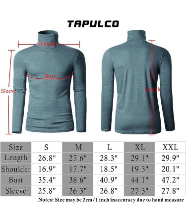 TAPULCO Men's Ivory Turtleneck Knitted Pullover - Slim Fit Long Sleeve Casual T-Shirt - Buy Online on GoSupps.com