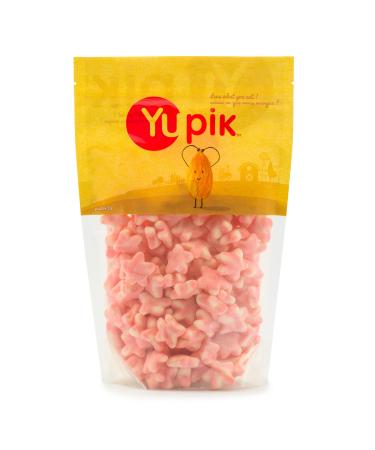 Yupik Gummy Star Sugar Twists 1 kg Gluten-Free Sugary Coating Strawberries & Cream Flavor Chewy Star-Shaped Gummies Sweet Candy Delicious Snack Ideal for Gifting Holidays & Baking 1 kg (Pack of 1)