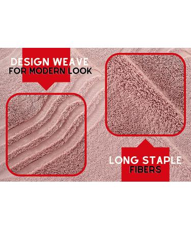 Homerican Oversized Turkish Bath Towel 40x80 - Fluffy & Soft 600 GSM Terracotta Towel - Quick Dry & Absorbent for Bathroom, Hotel, Spa - Machine-Washable - Buy Online on GoSupps.com
