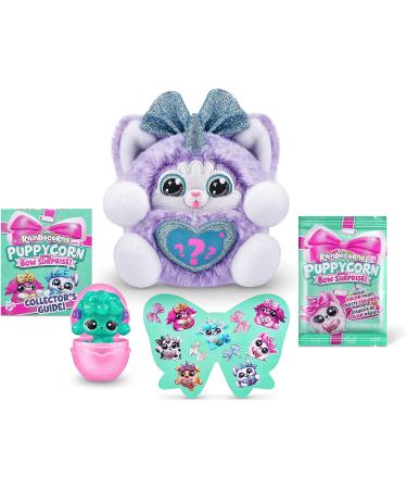 Rainbocorns Puppycorn Bow Surprise Series 3 - Rufus the Husky | Collectible Plush with Peel and Reveal Heart Stickers Slime | Ages 3 - Buy Online on GoSupps.com