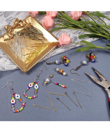 TOAOB 600pcs 30mm Eye Pins Mixed Colors - 21 Gauge Metal Wire Findings for DIY Jewelry Making - Buy Online on GoSupps.com