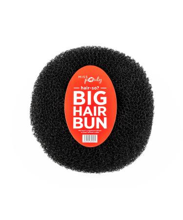 Hair-so Massive 6 Inches Wide Big Hair Bun Extra Large Hair Dookhnut Donut Bridal Wedding Hollywood Hair Style Bun Ring- Choose Color-Brown Black Or Blonde (Black) by Hair-So Black - Buy Online on GoSupps.com
