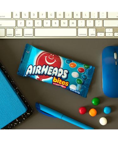 Airheads Candy Bites - Assorted Fruit Flavors - 2 Oz - Pack of 18 | Buy Now! - Buy Online on GoSupps.com