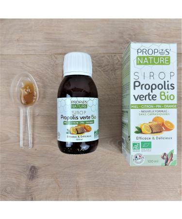 About Nature Organic Green Propolis Syrup (AB Certified) 200 ml - Buy Online on GoSupps.com