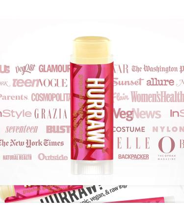 Hurraw! Grapefruit Ginger Eucalyptus (Kapha) Lip Balm 2 Pack: Organic Certified Vegan Cruelty and Gluten Free. Non-GMO 100% Natural Ingredients. Bee Shea Soy and Palm Free. Made in USA - Buy Online on GoSupps.com