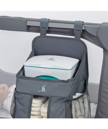 Hiccapop Baby Wipe Dispenser | Non-Slip Easy Open & Close Wipe Case | Keeps Diaper Wipes Fresh | Teal with Teal Window - Buy Online on GoSupps.com