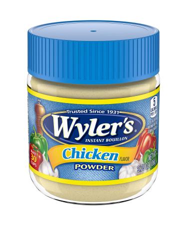 Wylers Instant Chicken Flavored Bouillon Powder - 3.75 oz Jar - Buy Online on GoSupps.com