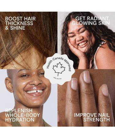 Landish Marine Collagen Beauty Blend Skin Hair and Nail Support Hyaluronic Acid Biotin Vitamin C Seawater Magnesium Coconut Water Taste 300 g - Buy Online on GoSupps.com