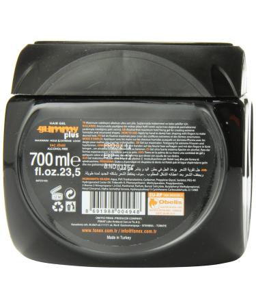 Buy Gummy Plus Hair Gel 23.5 Fl Oz - Best Strong Hold Styling Gel for All Hair Types | International Shipping Available - Buy Online on GoSupps.com