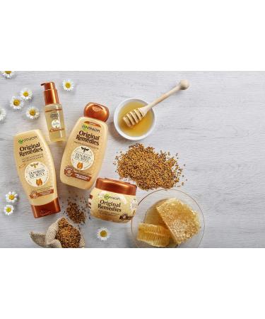 GARNIER Original Remedies Honey Treasures restorative shampoo for dry or damaged brittle hair 300 milliliters - Buy Online on GoSupps.com