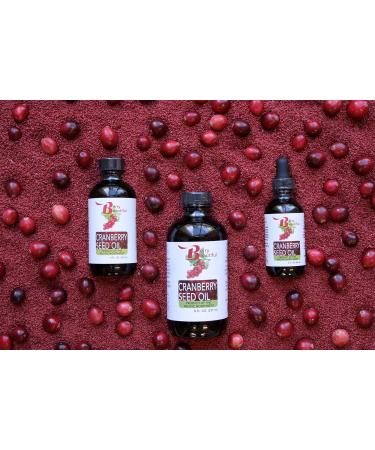 Cranberry Seed Oil - Cold-Pressed 2 fl oz | Moisturizing Face Body & Hair | US Grown - Buy Online on GoSupps.com