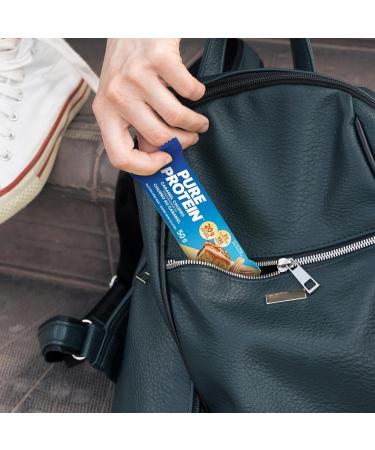 Pure Protein Bars - Nutritious Gluten Free protein bar made with Whey protein blend - low sugar protein snack. Deliciously satisfying. Caramel Churro (Pack of 6) - Buy Online on GoSupps.com