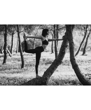 Dresp Yoga Socks | Anti-Slip Dance & Sport Stulps | Toe-Free Warm Cotton Mix | Elegant Black | Size 36-38 - Buy Online on GoSupps.com