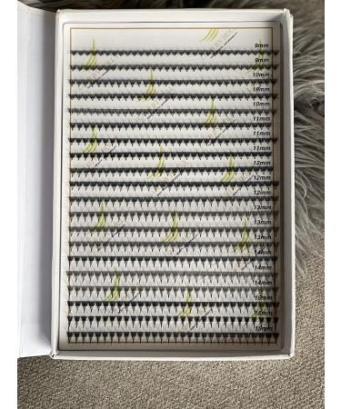 Shop LASH BY HOLLY Pre-Made Handmade Lash Fans | Mix Lengths 9-15MM | C & D Curl | Up to 10D-14D | 600-400 Fans/Tray | International Shipping Available - Buy Online on GoSupps.com