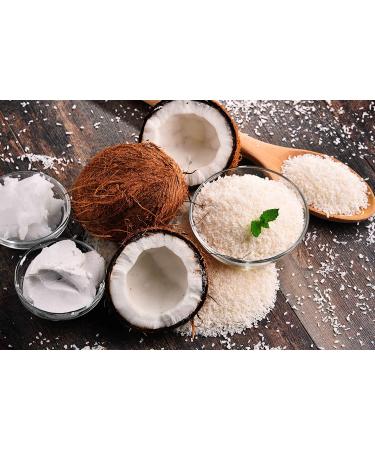Anna and Sarah Organic Unsweetened Shredded Coconut 3 Lbs - Medium Flake for Recipes, All Natural, Resealable Bag - Buy Online on GoSupps.com