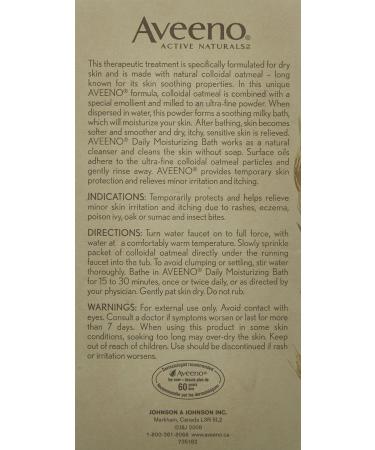 Aveeno Daily Moisturizing Bath Packets with Natural Colloidal Oatmeal - Fragrance Free | 6 oz (170 g) x 8 Packets - Buy Online on GoSupps.com