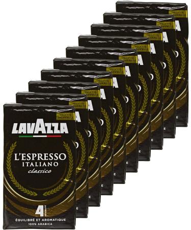  Lavazza Lavazza Caf Moulu l'Espresso Italiano 250 g - Lot de 10 - Buy Online on GoSupps.com