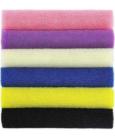 African Body Scrubber Nylon Shower Body Scrubbers Sponge African Exfoliate Net Sponge Highly Elastic Net Wash Cloth Sponge Skin Wash Net Towel for Skin Men Women Cleansing - Buy Online on GoSupps.com