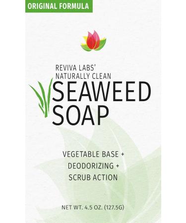 Reviva Original Formula Seaweed Soap 4.5 OZ - Naturally Cleanse & Deodorize Your Skin | Fresh Scented International Shipping - Buy Online on GoSupps.com
