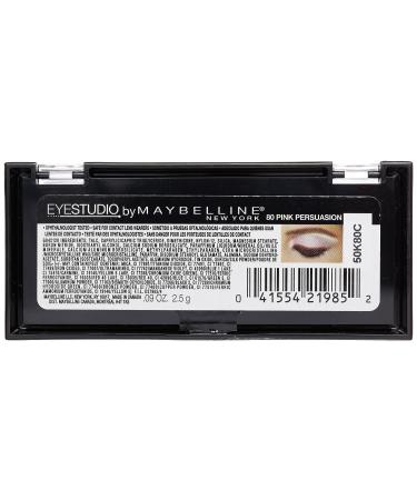 Maybelline Eye Studio Color Plush Silk Eyeshadow Pink Persuasion 80 - 0.09 oz - Buy Online on GoSupps.com
