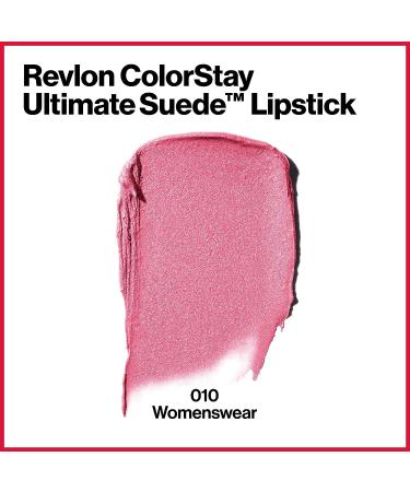 Revlon ColorStay Ultimate Suede Lipstick 010 Womenswear - Longwear, Ultra-Hydrating Lip Color with Vitamin E 0.09 oz - Buy Online on GoSupps.com