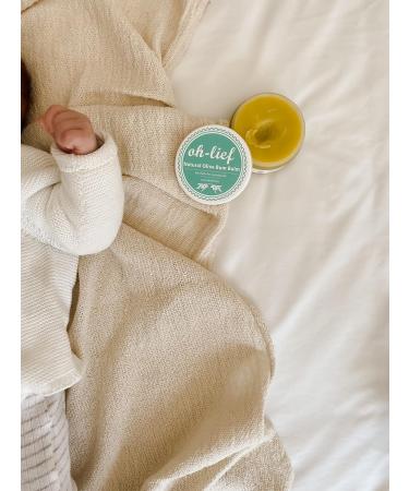 Oh-Lief Natural Olive Bum Balm 10ml - Certified Organic Baby Barrier Cream for Nappy Rash - Cloth Nappy Safe - Buy Online on GoSupps.com
