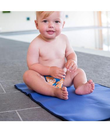 Konfidence Splashy Roll & Go Baby Changer Mat - Portable Neoprene Changing Mat in Navy - Buy Online on GoSupps.com
