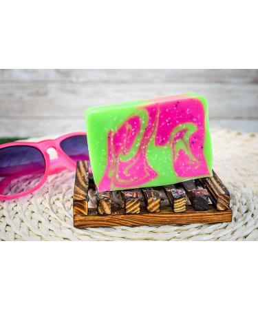 Carolina Soap Works Watermelon Scented Goat Milk Soap Bar (1 Pack) - All-Natural, Handmade in USA, Organic, Cruelty-Free - Artisanal Aloe Soap for Psoriasis, Eczema & Sensitive Skin - 5 Ounce Bar - Buy Online on GoSupps.com