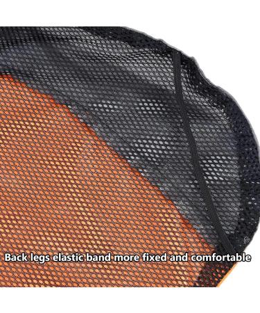 Ranphy Waterproof Dog Rain Coat for Medium & Large Dogs | Reflective Breathable Ultra-Light Jacket with Abdominal Protection - Perfect for Dachshund & Labrador | 3XL Orange & Gray - Buy Online on GoSupps.com