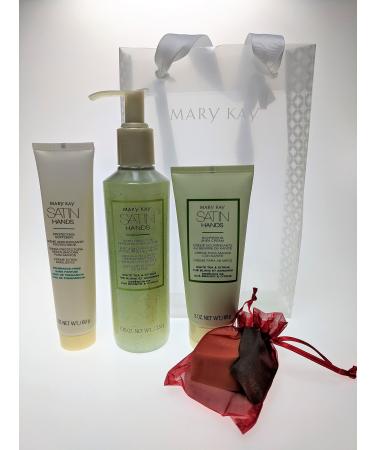 Mary Kay White Tea & Citrus Satin Hands Shea Butter and Cream Exfoliating Care Set