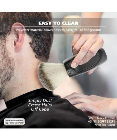 Wahl Clipper Reusable Barbers Cape for Hair Cutting & Trimming - Adjustable Neck for Kids & Adults - Model 3417 - Buy Online on GoSupps.com