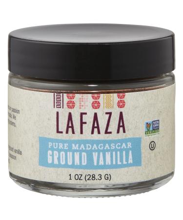 Lafaza All Natural Madagascar Bourbon Pure Ground Vanilla Bean Powder, 1oz 1 Ounce (Pack of 1)
