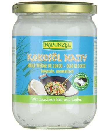 Rapunzel Organic Virgin Coconut Oil 432 ml - Pure Coconut Oil 400 g Eco-Friendly Healthy Cooking & Skin Care - Buy Online on GoSupps.com