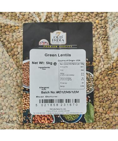 Old India Green Lentils 5kg - Premium Quality 5 Kg Pack for Delicious Meals - Buy Online on GoSupps.com