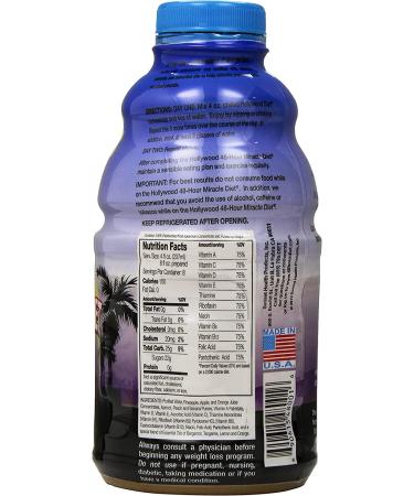 Hollywood 48-Hour Miracle Diet Bottles 32 Fl. Oz (Pack of 2) - Fast Acting Cleanse & Detox Formula - Buy Online on GoSupps.com