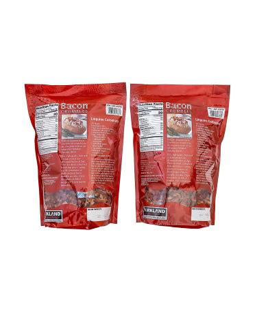 Kirkland Signature Crumbled Bacon Bits 20 oz | 2 Pack - Premium Quality Bacon Toppings - Buy Online on GoSupps.com