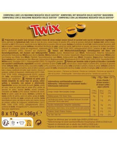 Chocolate Drinks - Dolce Gusto Compatible - 32 Capsules - Mars Milkyway Maltesers (8 each) - Buy Online on GoSupps.com