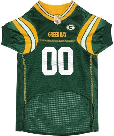 NFL Green Bay Packers Dog Jersey - Large Size | Officially Licensed Football Costume for Dogs & Cats - Buy Online on GoSupps.com