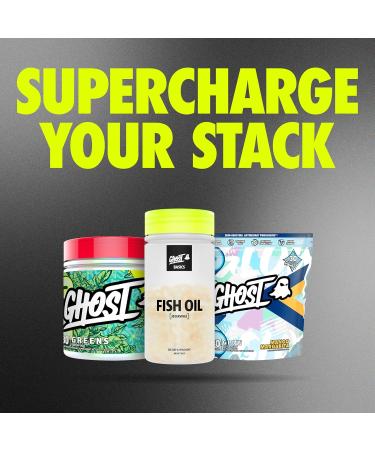 GHOST Basics Fish Oil Supplement 3000MG Daily Omega 3 Fatty Acids with DHA & EPA for Brain Heart Health & Immunity Support - Gluten-Free & Soy-Free - 60 Enteric Coated Softgels - Buy Online on GoSupps.com