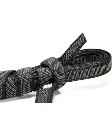 IDC Color & Gray Rubberized Leash | 20mm x 3m - Durable No Loop Black-Gray - International Shipping Available - Buy Online on GoSupps.com