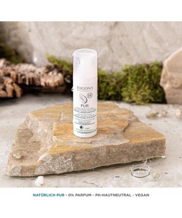  LOGONA Naturkosmetik Natural Hyaluronic Serum for Face Soothes Sensitive Skin & Intensely Hydrates Moisturizing Serum with Probiotics & Hyaluron LOGONA PUR Certified Natural Cosmetic Vegan 30 - Buy Online on GoSupps.com