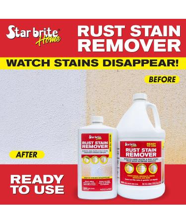 STAR BRITE Rust Stain Remover 32 OZ | Quick & Effective Stain Removal for Driveways Walls Sidewalks & More - International Shipping Available - Buy Online on GoSupps.com