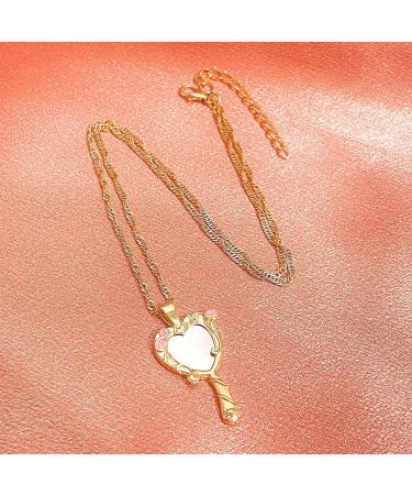 Oralgo's Vintage Trailer Necklace - Long Chain Jewelry for Women | Perfect for Weddings & Parties | Birth Silver Collarbone Accessory - Buy Online on GoSupps.com