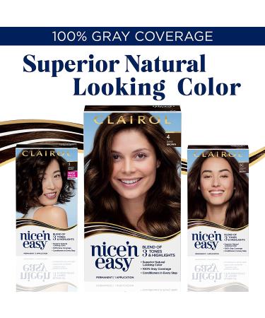 Clairol Nice'n Easy 6A Light Ash Brown Permanent Hair Dye - 6.26 Fl Oz (Pack of 1) - Buy Online on GoSupps.com