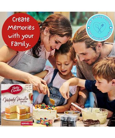 Velvety Vanilla Betty Crocker Cakes Mix 425g - Buy Online on GoSupps.com